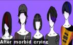 After morbid crying